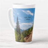 パイクピークトレインライドラテマグ カフェラテマグ (左アングル)