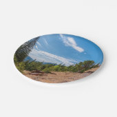 パイクピークトレインライド紙プレート ペーパープレート (アングル)