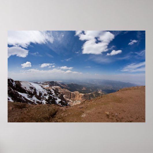 パイクピーク山頂から見る ポスター (正面)