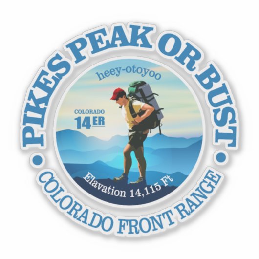 パイクピーク(C) シール (正面)