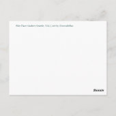 パイクプレイスの青果店のポストカード（シアトル） ポストカード (裏面)