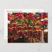 パイクプレイスマーケットで販売されるペッパー ポストカード (正面/裏面)