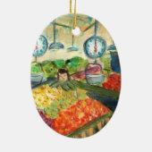 パイクプレイスマーケットオーナメント（パイクプレイスシアトル） セラミックオーナメント (裏面)