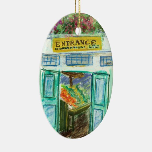 パイクプレイスマーケットオーナメント(ワシントン州シアトル) セラミックオーナメント (右)