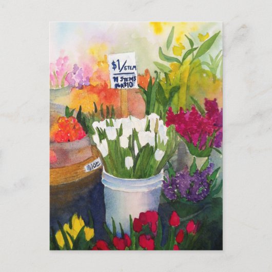 パイクプレイスマーケットフレッシュ ポストカード (正面)