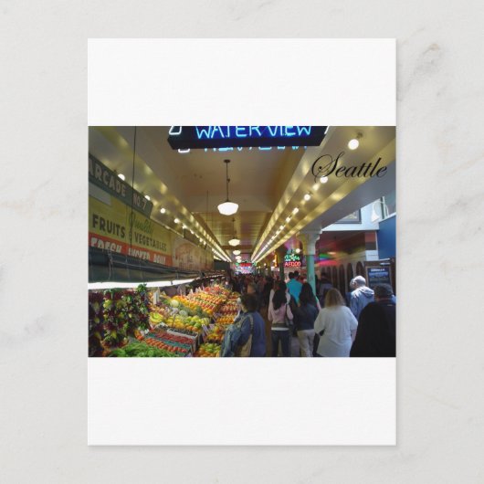 パイクプレイスマーケット ポストカード (正面)