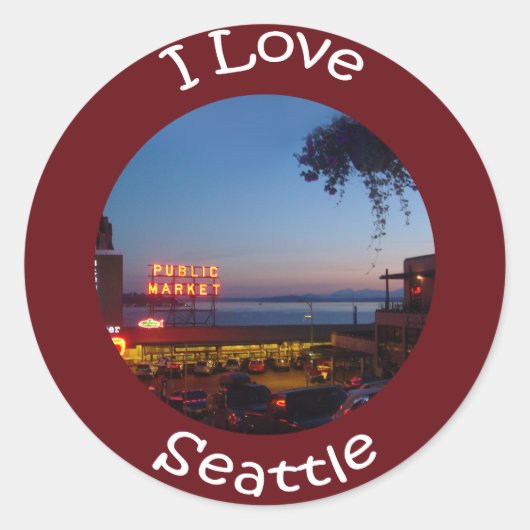 パイクプレイスマーケット ラウンドシール (正面)