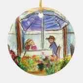 パイクプレイスレストランズオーナメント（ワシントン州シアトル） セラミックオーナメント (裏面)