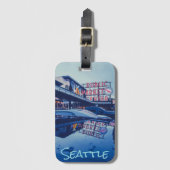 パイクマーケットシアトル ラゲッジタグ (正面縦)