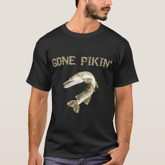 パイク釣りへ行こう Tシャツ (正面)