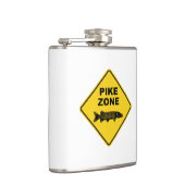 パイク魚釣りゾーン標識 フラスク (右)