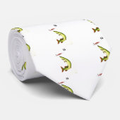 パイク魚釣り ネクタイ (ロール)