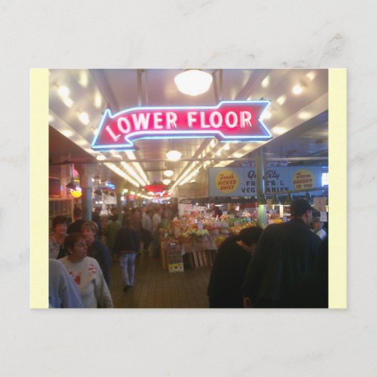 パイク・プレイス・マーケット ポストカード (正面)