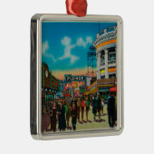 パイク、ロングビーチの毎日場面 メタルオーナメント (右)