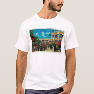 パイク、ロングビーチの毎日場面 Tシャツ