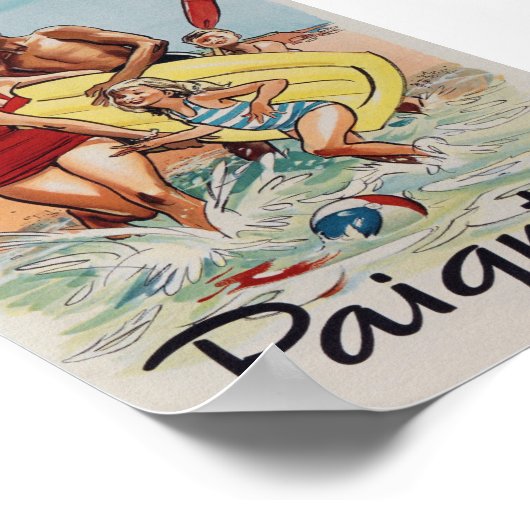 パイグントン統一されたキングダムヴィンテージ旅行ポスター ポスター (角)