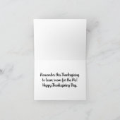 パイサンクスギビングホリデーカードのための部屋 シーズンカード (内部)