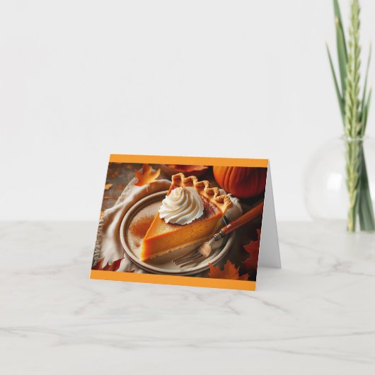 パイサンクスギビングホリデーカードのための部屋 シーズンカード (正面)