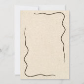 パイザとビールが先！ カップル ブライダルシャワー 招待状 (裏面)