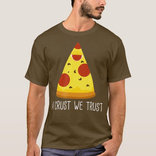 パイザ スライス ジャンク フード 面白い T アテイスト Tシャツ (正面)