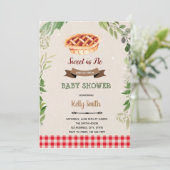 パイシャワー誕生日の招待 招待状 (スタンド正面)