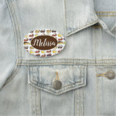 パイショップスライスベーカリーカフェパストリーシェフ 名札 (インサイチュ)