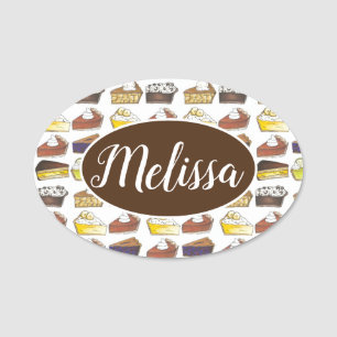 パイショップスライスベーカリーカフェパストリーシェフ 名札