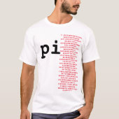 パイスタイリッシュデイユーモアPi値、Piおもしろい引用文 Tシャツ (正面)