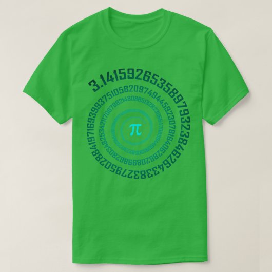 パイストップウォント演算パイ日 Tシャツ (デザイン正面)