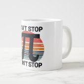 パイストッププの日にストップはできない ジャンボコーヒーマグカップ (正面右)