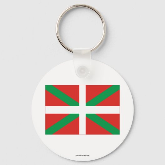パイスヴァスコ国旗 キーホルダー (正面)