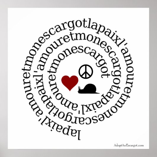 パイス、ラモールエモン・エスカルゴ ポスター (正面)