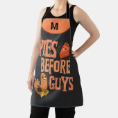 パイズウィーンズモノグラムユーモアのあるおもしろい エプロン (インサイチュ)