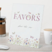 パイズバタフライフローラガーデンシャワー誕生日 台座サイン (インサイチュ)