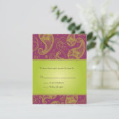 パイズリー・ドリームズ・ウェディング・レスポンス・招待状 出欠カード (スタンド正面)