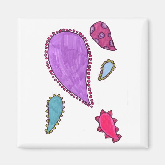 パイズリー マグネット (正面)