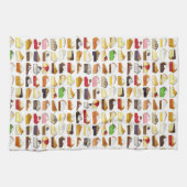 パイソーシャルパイ日スライス焼き販売デザートフード キッチンタオル (横)