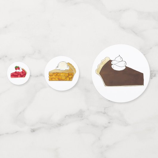 パイソーシャルパイ日スライス焼き販売デザートフード コンフェッティ (正面)