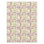 パイソーシャルパイ日スライス焼き販売デザートフード テーブルクロス (正面)