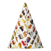 パイソーシャルパイ日スライス焼き販売デザートフード パーティーハット (裏面)