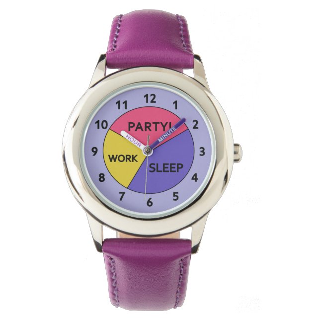 パイチャートのライフウォッチ 腕時計 (正面)