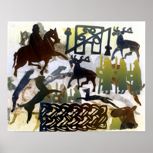 パイチ記号とレース ポスター (正面)