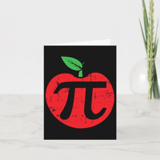 パイデイアップルパイパン3.14かわいい数学の恋人先生 カード (正面)