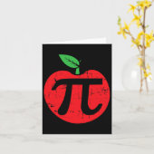 パイデイアップルパイパン3.14かわいい数学の恋人先生 カード (黄色い花)