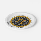 パイデイサークルデザイン ペーパープレート (アングル)