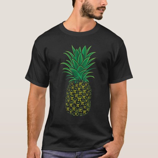 パイデイパイナップル数学の恋人先生3.14シンボルマ Tシャツ (正面)