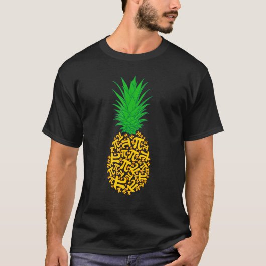 パイデイパイナップル数学の恋人先生3.14シンボルマ Tシャツ (正面)