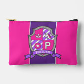 パイトリンの名前はピンクのクレストのユニコーンを意味する アクセサリーポーチ (正面)