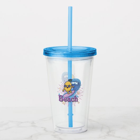 パイナおもしろいー アクリルタンブラー (正面)