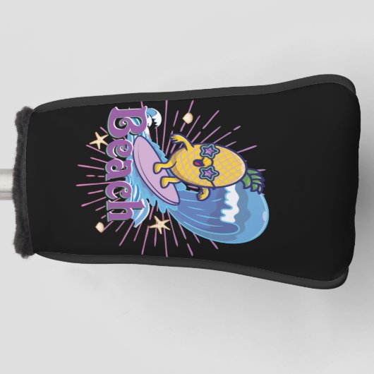 パイナおもしろいー ゴルフヘッドカバー (正面)